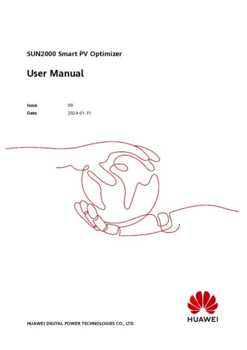 SUN2000 6000 P 450W P2 Smart PV Optimizer User Manual i09 pdf