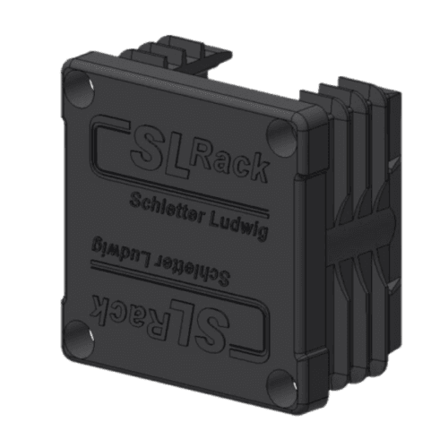 SL Rack Endkappe RAIL 40 schwarz, 94640-05