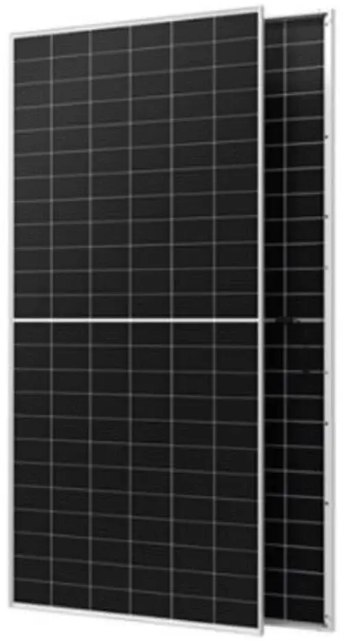 AIKO Stellar 1N+ AIKO-G-MCH72Dw 640W Solarmodul mit ABC-Technologie – leistungsstarkes bifaziales Panel mit silbernem Rahmen für Großanlagen