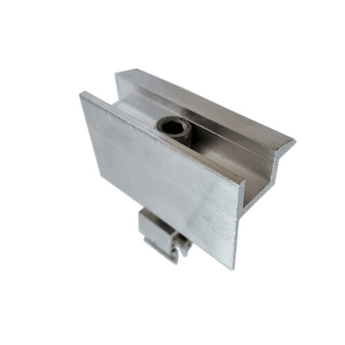 Endklemme mit Hakensystem silber