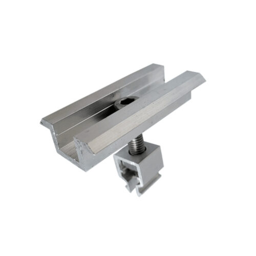 Mittelklemme mit Hakensystem silber