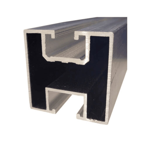 Montageschiene Typ 2 – Duro 6,0 m | Aluminiumprofil für Solaranlagen Montageschiene T2 120 cm