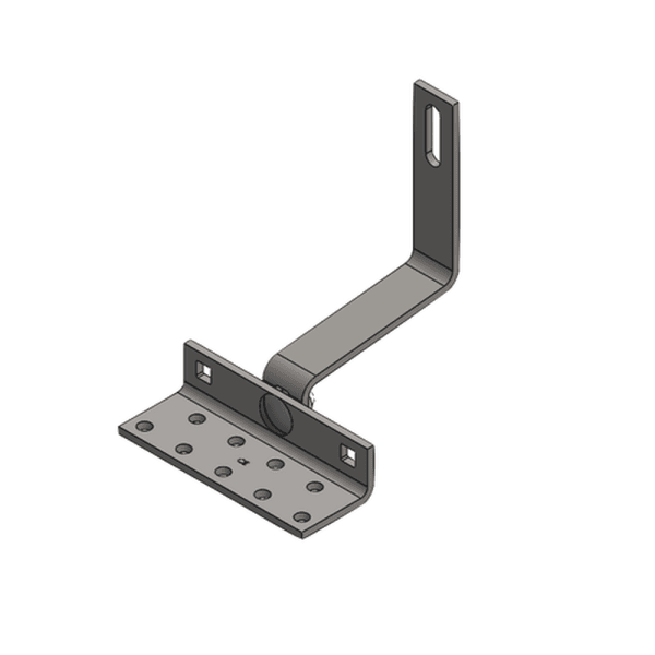 Dachhaken Standard 2 fach verstellbar 1.4016 seitliche Montage