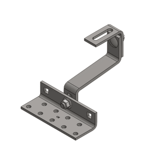 Schwerlast Dachhaken 3-fach verstellbar Edelstahl 1.4301 – PV Montage Dachhaken Schwerlast 3-fach verstellbar 120mm (1.4016, MT8x30x120mm in A2 1.4301)