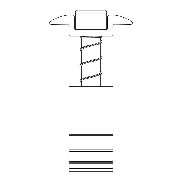 K2 DomeClamp Mittelklemme 30-50 mm, schwarz eloxiert