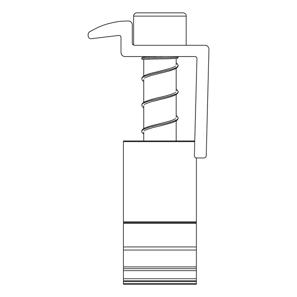 K2 DomeClamp Endklemme 30-50 mm, schwarz eloxiert