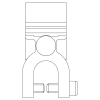 K2 SingleRail Rundfalzklemme CF:x