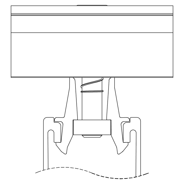 K2 Universal Mittelklemme OneMid 30-42 mm