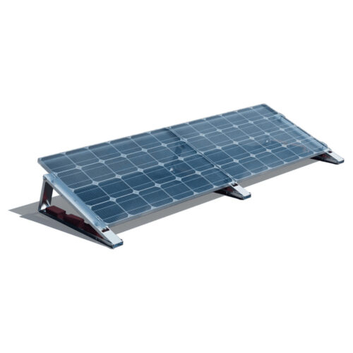 Flachdach Aufständerung Set für 2 PV Module 35° Süd Ausrichtung