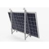 Balkonkraftwerk 800W – Hoymiles und 2x JA Solar Full Black Balkonkhalterung Set