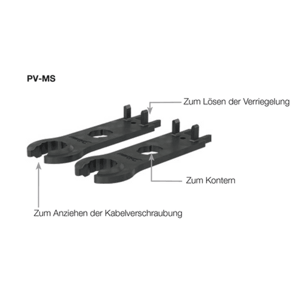 Stäubli Maulschlüsselsatz (2 Stück) PV-MS