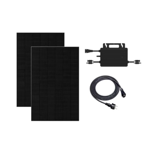 Balkonkraftwerk-800W-mit-2-PV-Modul-JA-Solar-und-Hoymiles Balkonkraftwerk 800W Set JA Solar Hoymiles PV Komplettset