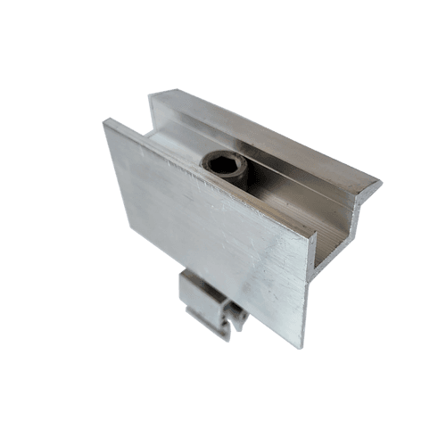 Endklemme mit Haken-System (silber)