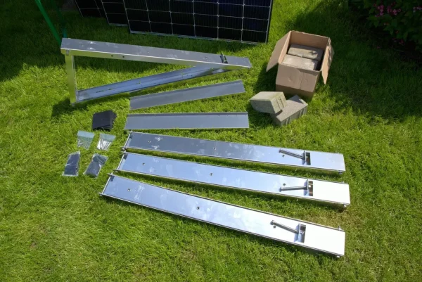 Flachdach- Aufständerung -Set - für 1 x PV-Modul