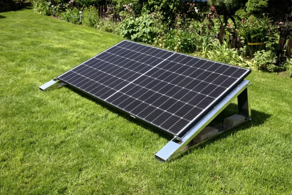 Flachdach- Aufständerung -Set - für 1 x PV-Modul