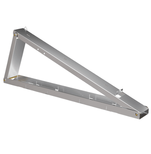 Flachdach- Aufständerung -Set - für 2 x PV-Module (hintereinander)