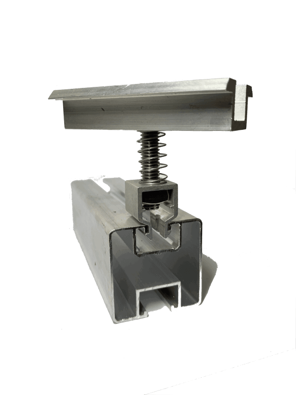Endklemme mit Haken-System (silber)