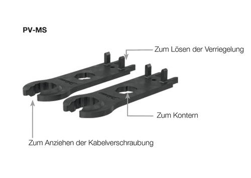 Stäubli Maulschlüsselsatz (2 Stück) PV-MS