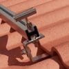 Montageset - Schrägdach/Ziegeldach - für ein PV-Module (hochkant)