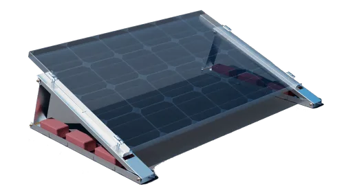 Flachdach- Aufständerung -Set - für 1 x PV-Modul