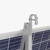 Balkonkraftwerk 800W – Hoymiles und 2x JA Solar Full Black Balkonkhalterung Set