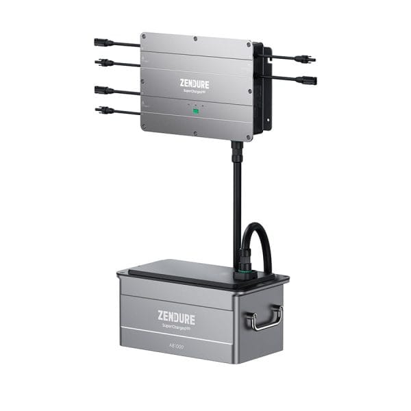 Zendure SolarFlow Smart PV Hub mit AB1000 Speicher für Balkonkraftwerke