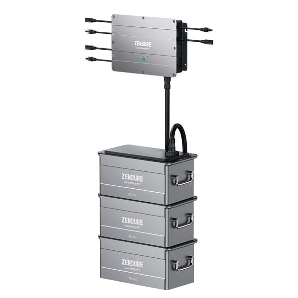 Zendure SolarFlow Smart PV Hub mit AB1000 Speicher für Balkonkraftwerke