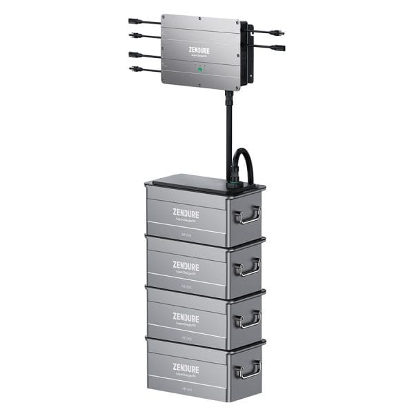 Zendure SolarFlow Smart PV Hub mit AB1000 Speicher für Balkonkraftwerke