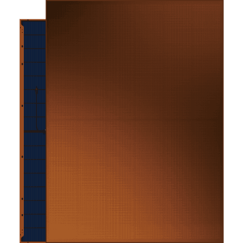DAH Solar DHN-48Z16/DG(RR) Terracotta Brown 400 Wp Photovoltaikmodul